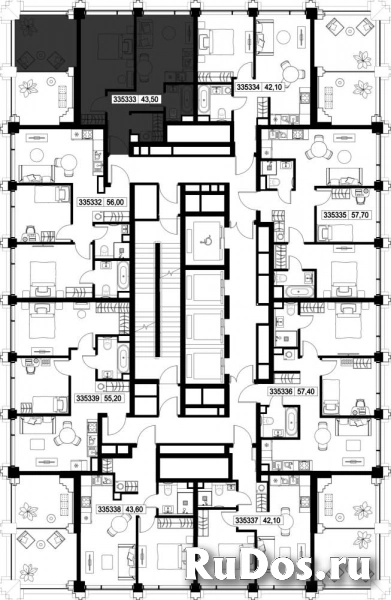 Продам 1 комнатную квартиру 43.5 м2 изображение 3