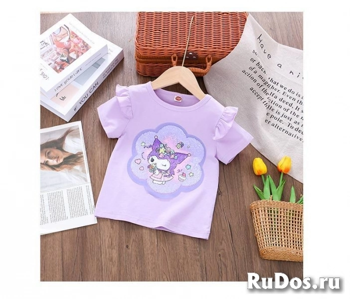 Футболка Kuromi Cinnamoroll Melody Sanrio для девочек фотка