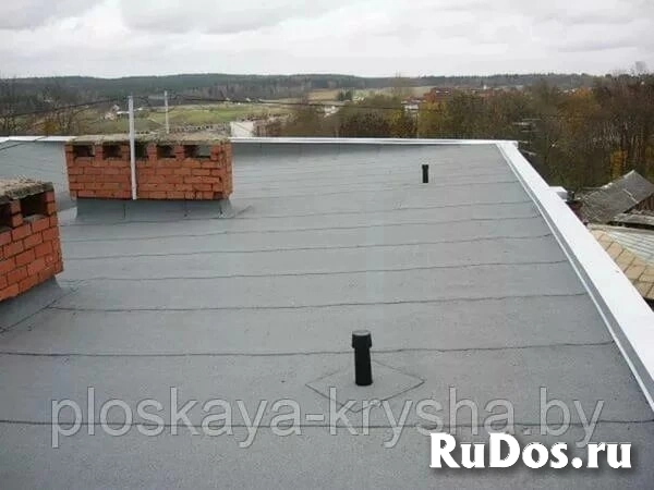 Ремонт наплавляемой кровли, рулонно-битумными материалами фотка