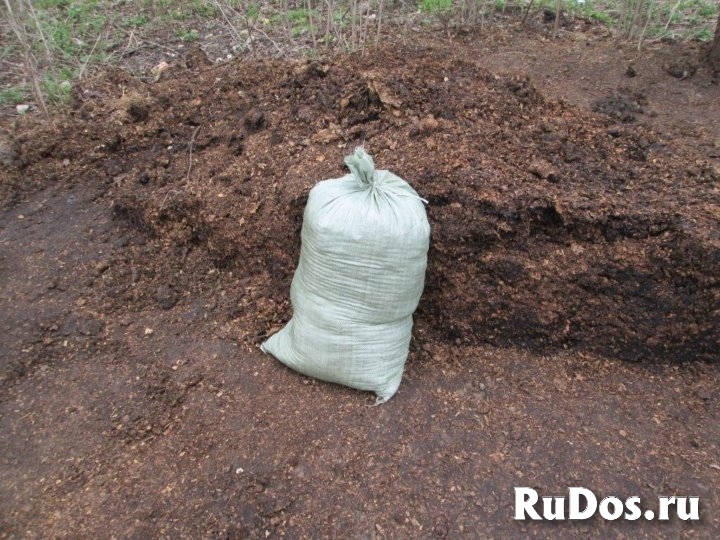 Навоз конский, перепревший, навалом фото