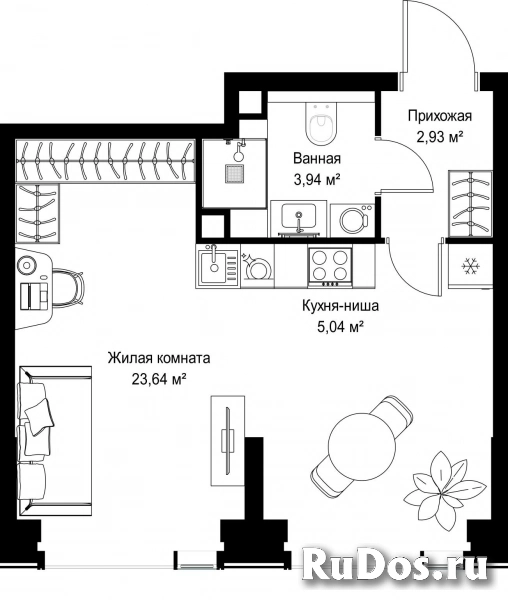 Продам 1 комнатную квартиру 35.55 м2 фотка