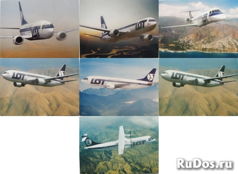 Открытки польской авиакомпании фото