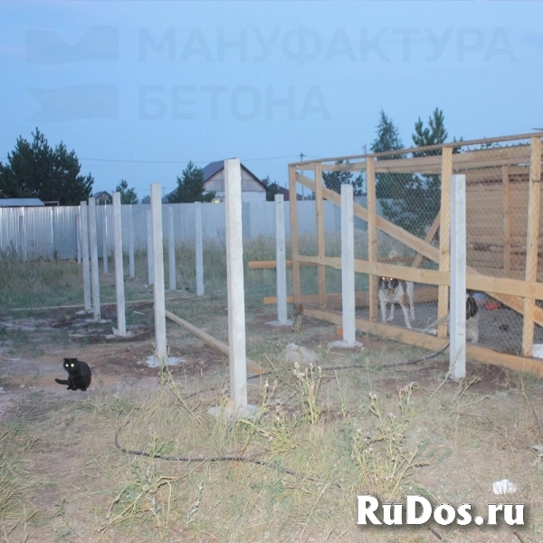 Бетонные столбы для забора изображение 3