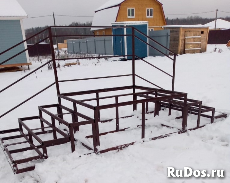 Каркас крыльца по размерам заказчика. изображение 8