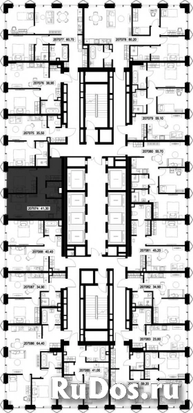Продам 1 комнатную квартиру 41.3 м2 изображение 3