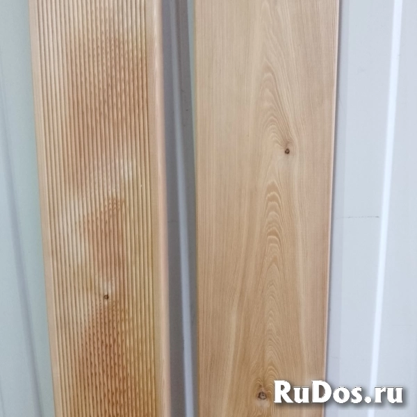 Планкен скошенный, вагонка из лиственницы фотка