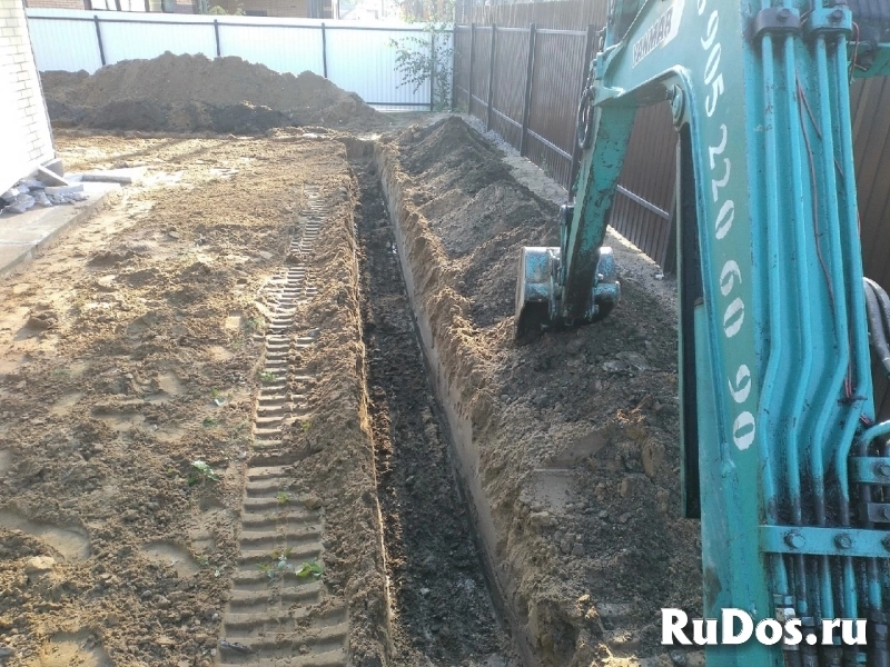 Мини экскаватор, ямобур изображение 5