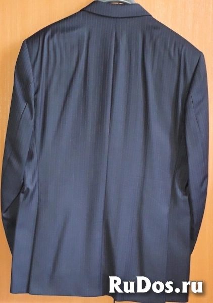 Мужской классический костюм черный изображение 4