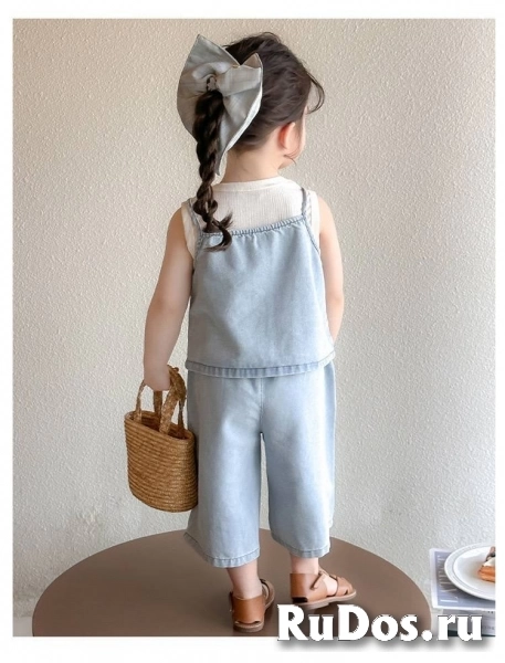 Летний комплект боди без рукавов изображение 3