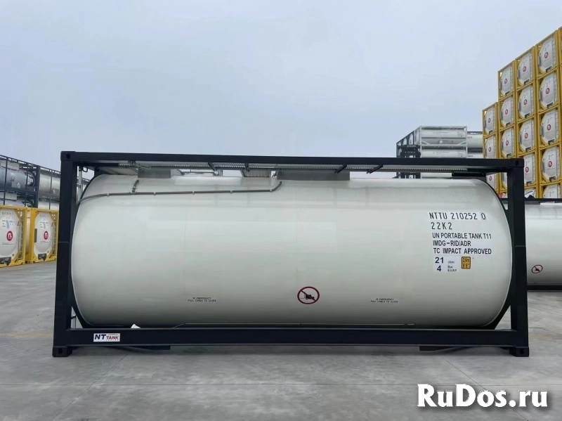 Танк-контейнер тип Т11 объём 21м3 для перевозки жидких реагентов, новый. изображение 3