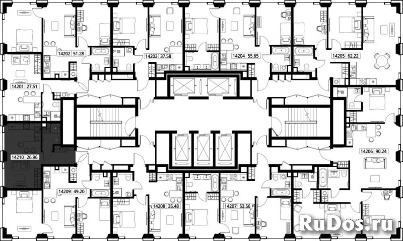 Продам 1 комнатную квартиру 26.96 м2 изображение 3