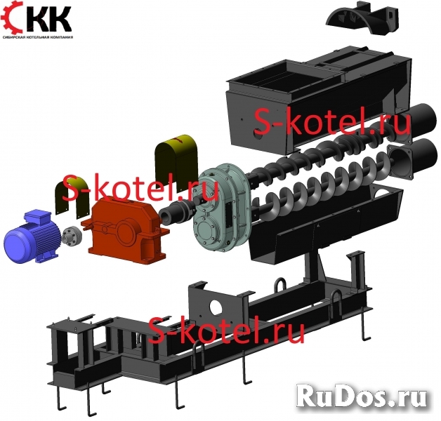 Винтовая дробилка-грохот ВДГ-10 и запасные части изображение 4