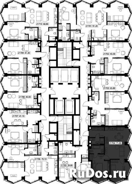 Продам 2 комнатную квартиру 71 м2 изображение 3