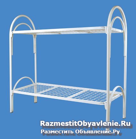 Кровать металлическая двуспальная купить изображение 3
