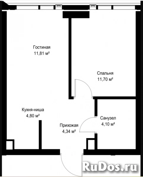 Продам 1 комнатную квартиру 37 м2 изображение 7