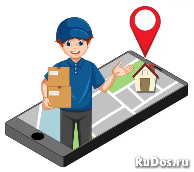 Пеший курьер фотка