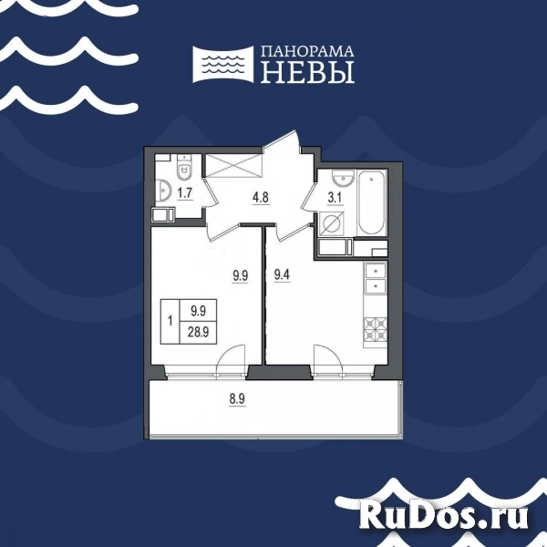 Продам 1 комнатную квартиру 28.9 м2 фотка