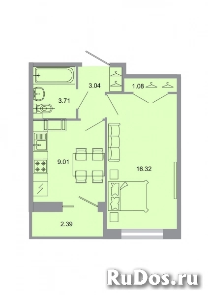 Продам 1 комнатную квартиру 33 м2 фото