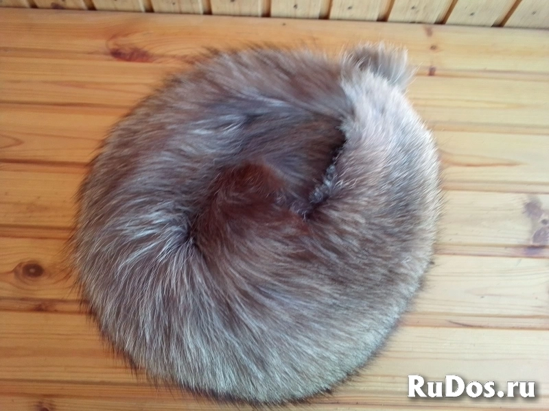 Шапка женская из песца. изображение 4