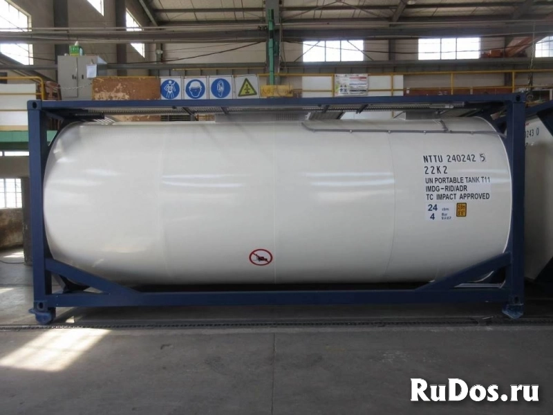 Танк-контейнер тип Т11 объём 24м3 для перевозки жидких удобрений, новый. фотка