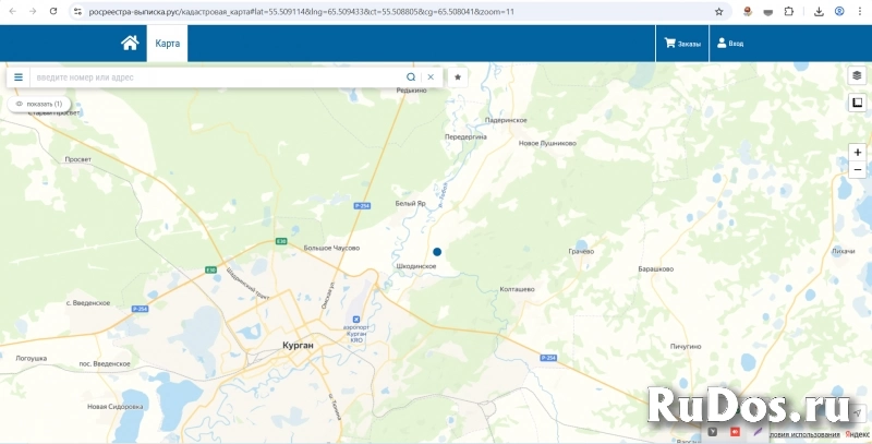 Курган 2. "Онегино" 3,53 га фотка