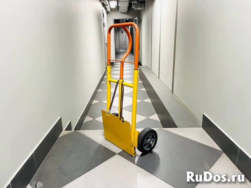 Грузовая тележка раскладная усиленная до 150 кг с откидной платформой изображение 3