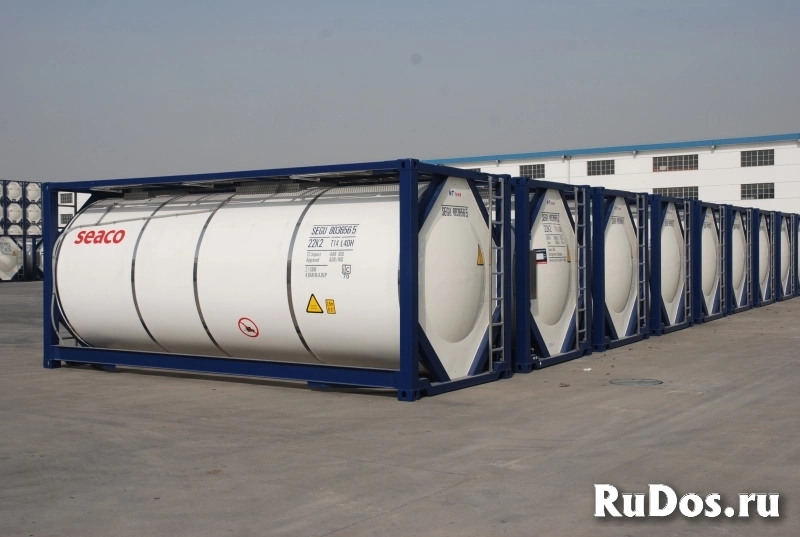 Танк-контейнер тип Т14 объём 21м3, для перевозки пестицидов, новый изображение 5