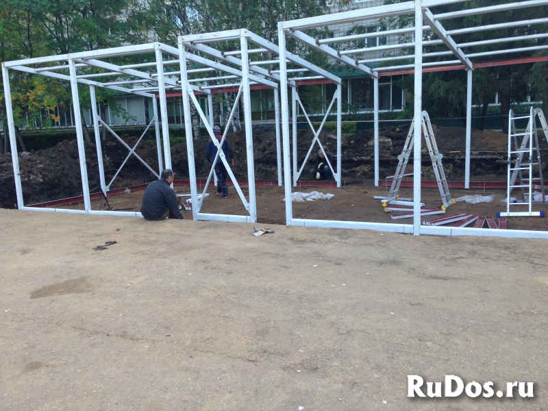 Комплект торгового павильона для самостоятельной сборки фотка