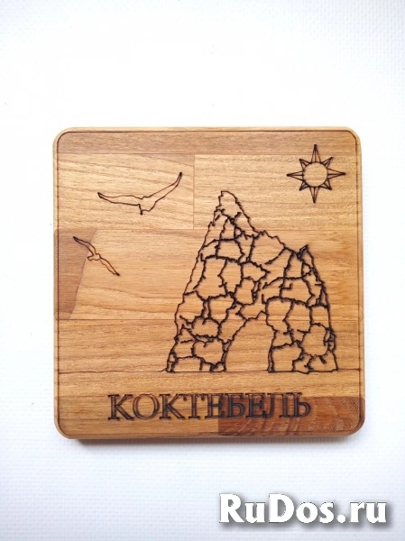 подставки под кружки из беленого дуба изображение 9