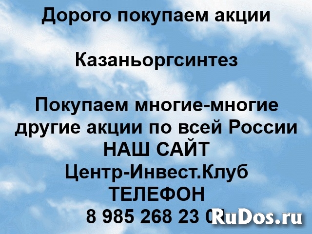 Покупаем акции ПАО Казаньоргсинтез фото