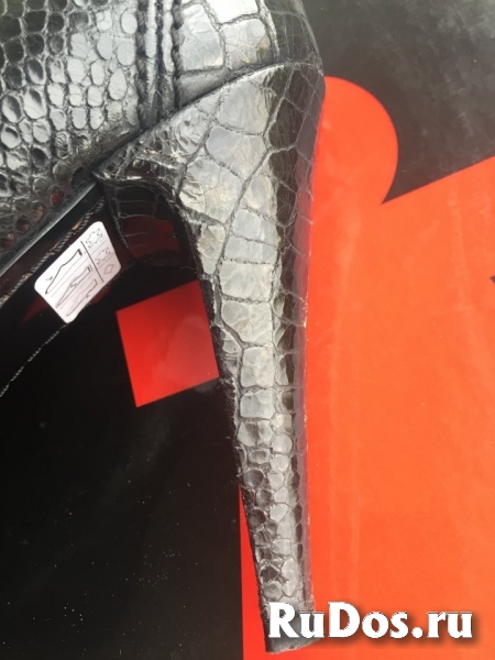 Ботинки left&rite италия 39 размер кожа черные платформа каблук 1 изображение 6