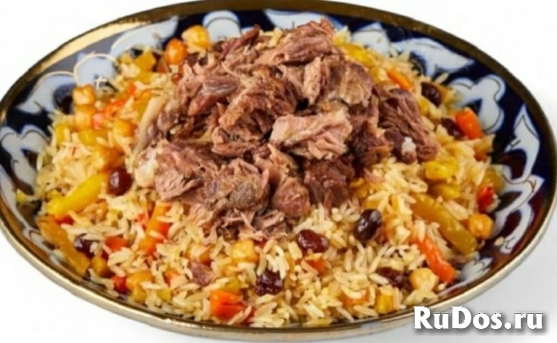 Плов Узбекский халяль говядина баранина курица фотка