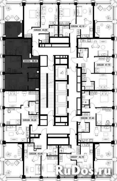 Продам 2 комнатную квартиру 56 м2 изображение 3