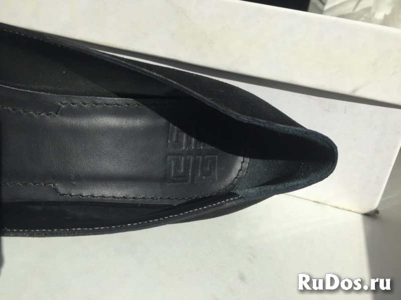 Туфли новые givenchy италия 39 размер черные замша платформа 1см изображение 9