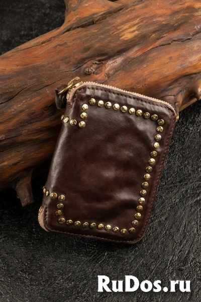 Кошелек Arya из коричневой кожи фото