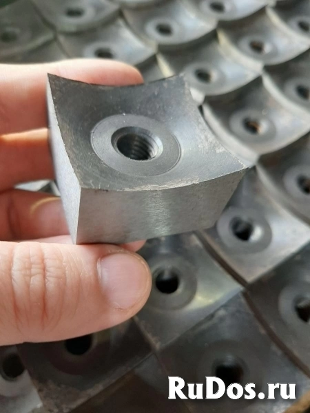 Нож роторный шредера «корончатый» 40х40х25мм. М12 изображение 3