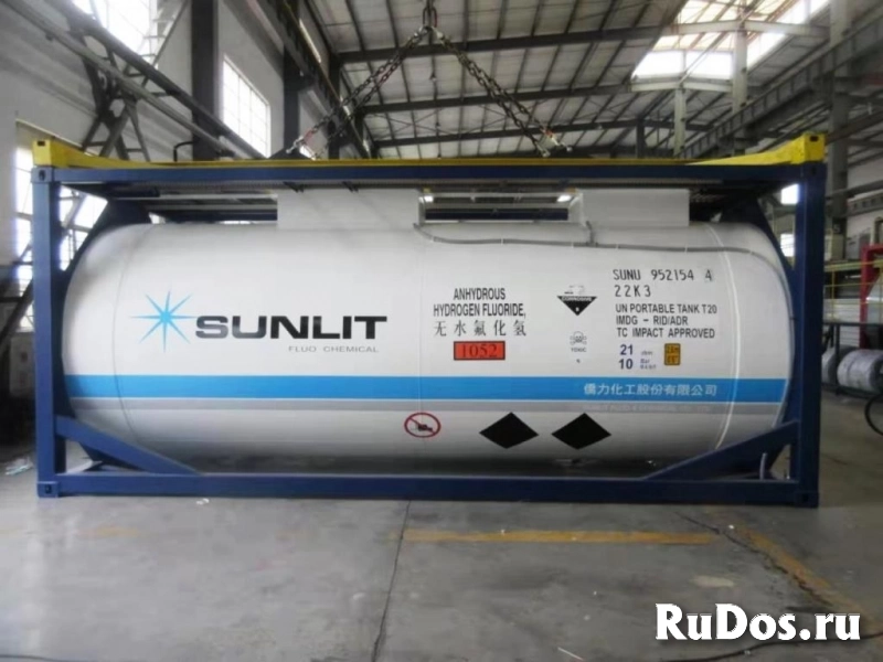 Танк-контейнер объём 21м3 тип Т20, для перевозки метансульфонилхлорида (мезилхлорида). фото