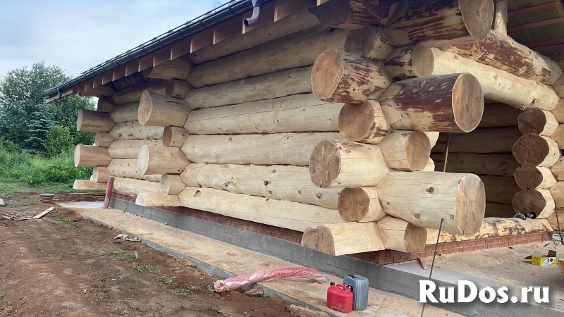 Шлифовка, покраска деревянных домов изображение 5