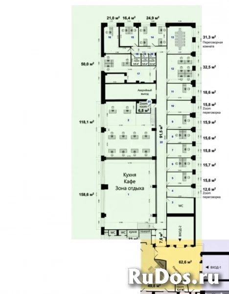 Сдам коммерческую недвижимость 1095 м2 изображение 3