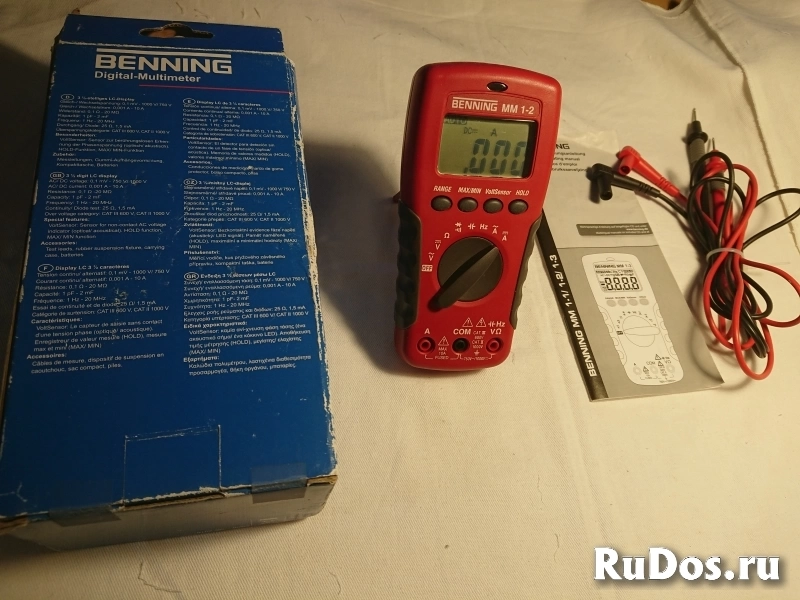 Цифровой мультиметр Benning MM1-2  Germany изображение 10