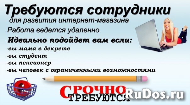 Менеджер для удаленной работы в интернет-магазине фото