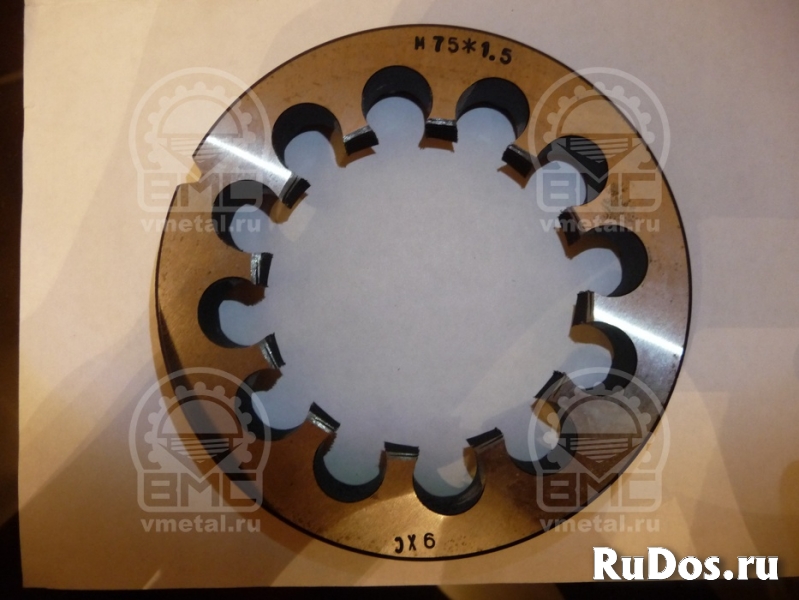 Метрическая плашка 85х1,5, для восстановления резьбы фото