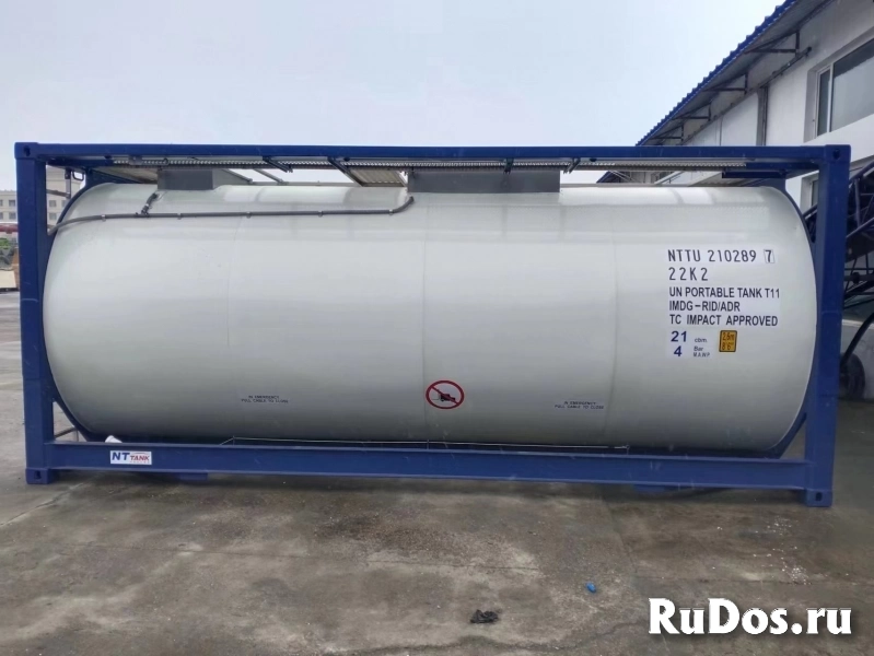 Танк-контейнер тип Т11 объём 21м3 для перевозки растворителей, новый. фотка