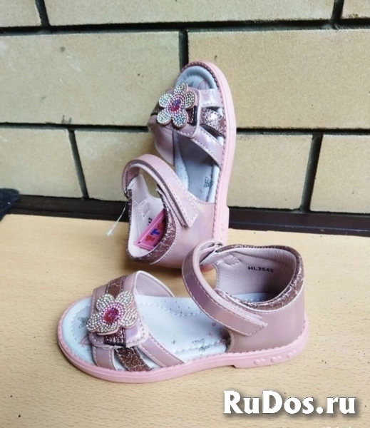 Сандалии 27, 29, 30 р-ры новые босоножки для девочки изображение 8