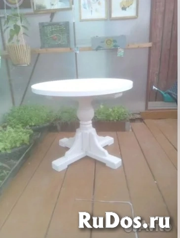 стол круглый новый для кухни изображение 3