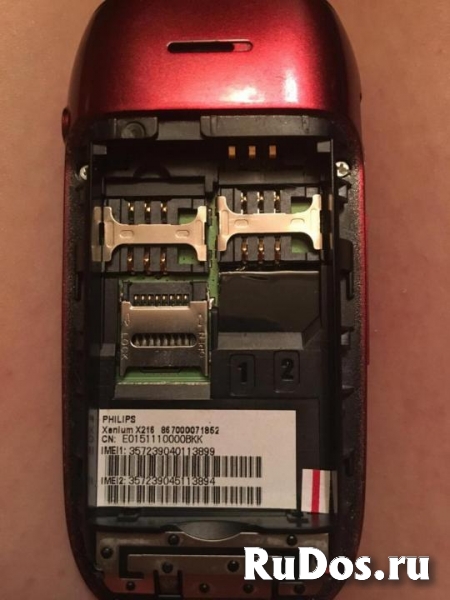 НОвый Philips Xenium X216 Red(оригинал,2-сим) изображение 3