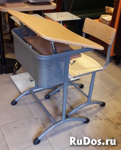 Школьная мебель: парты, стулья изображение 8