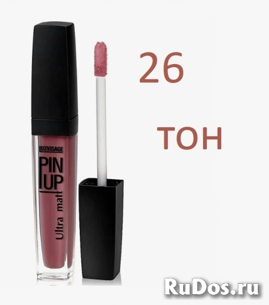 Cуперматовая жидкая помада блеск luxvisage тинт Pin UP супер изображение 3