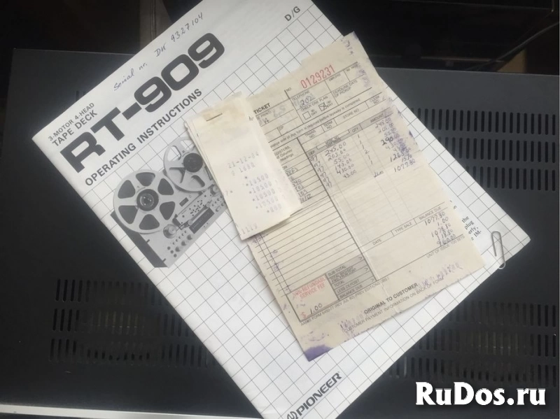 Катушечный магнитофон PIONEER RT-909 изображение 7