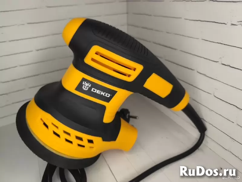 Эксцентриковая сетевая шлифмашина deko DKG350 фотка